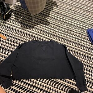 Black crew neck